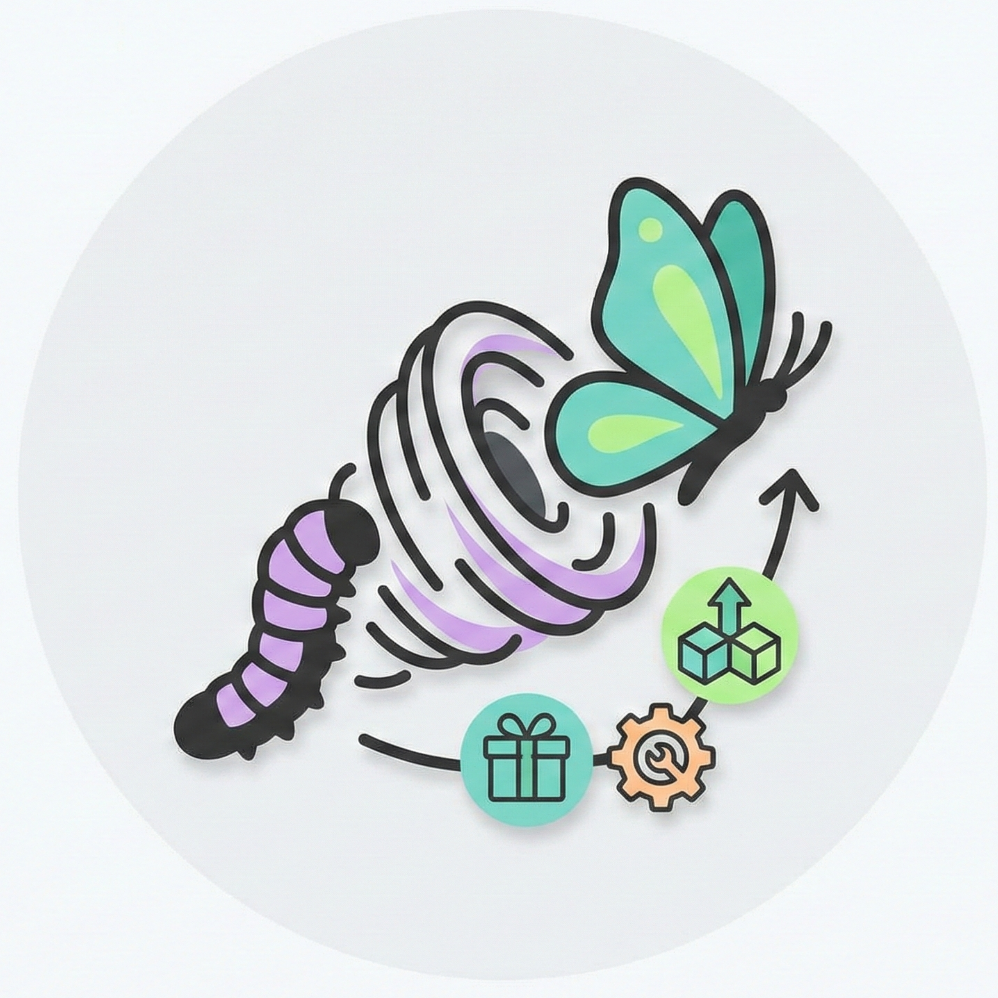 Icon für Veränderung als Chance